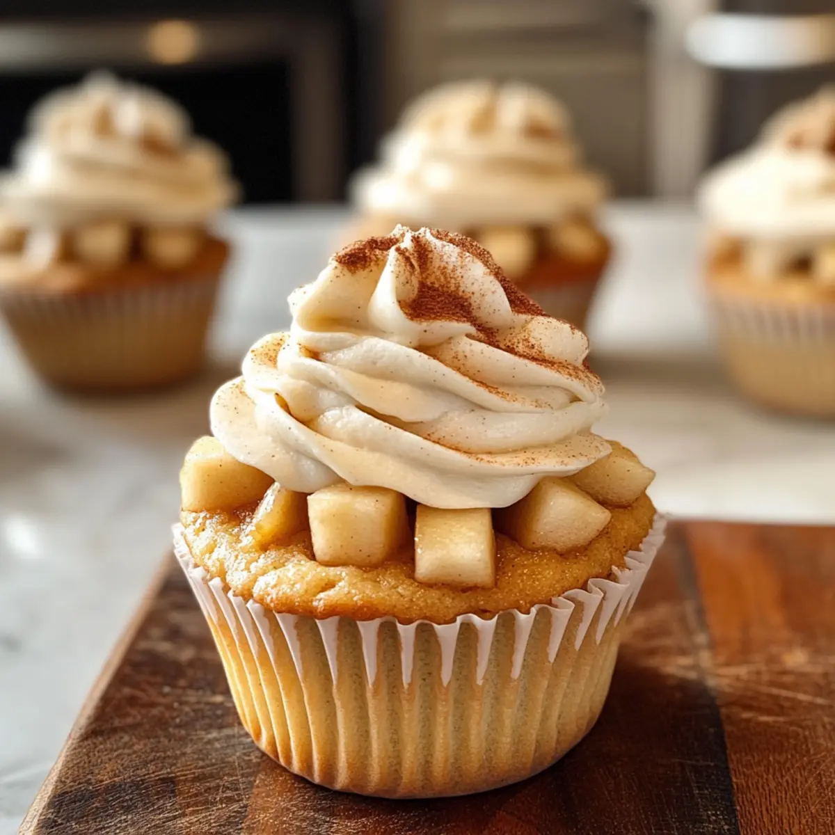 Apfelkuchen Cupcakes