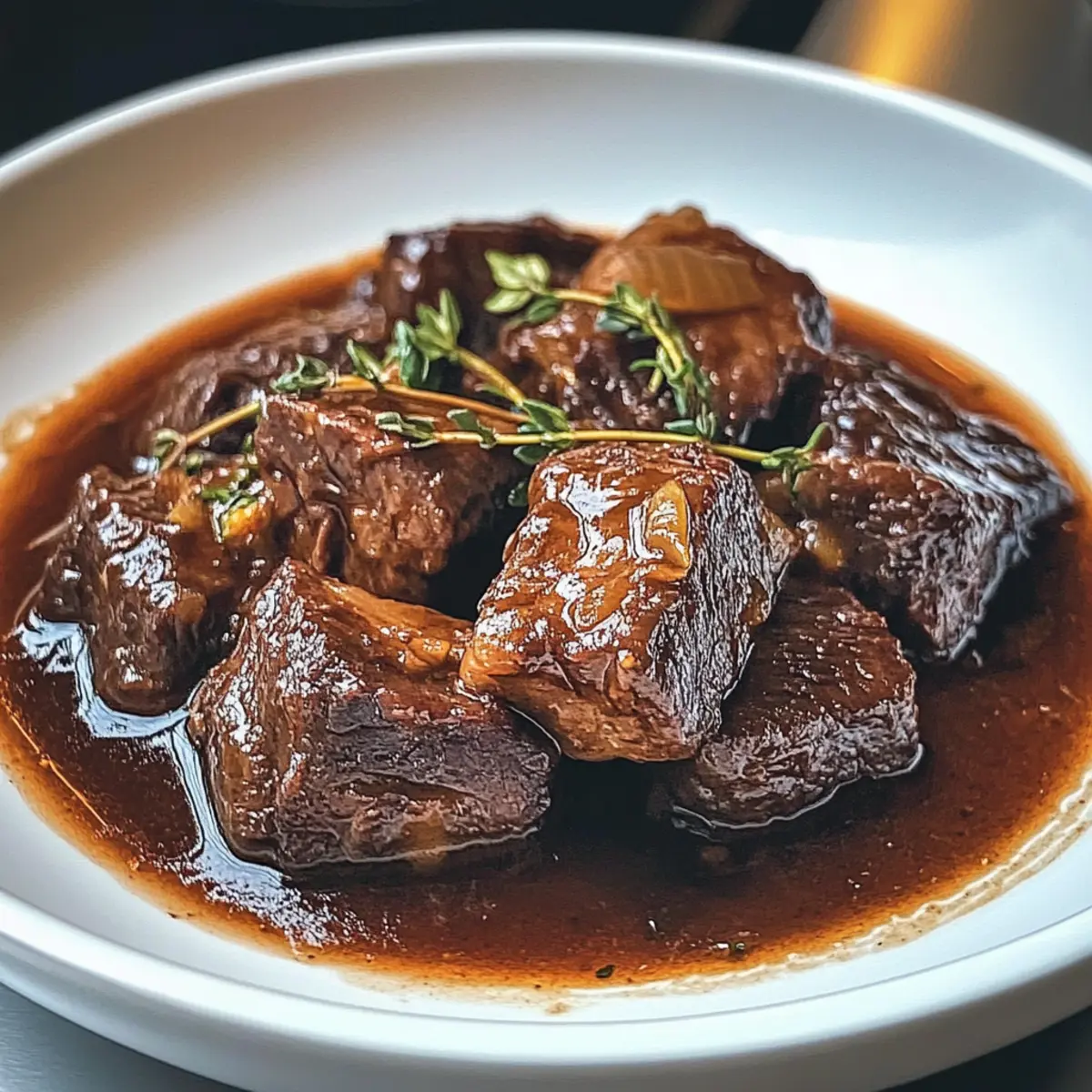 Bourbon Geschmortes Rindfleisch htdpqn