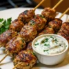 Hähnchen-Kofta Knoblauch-Joghurt-Sauce