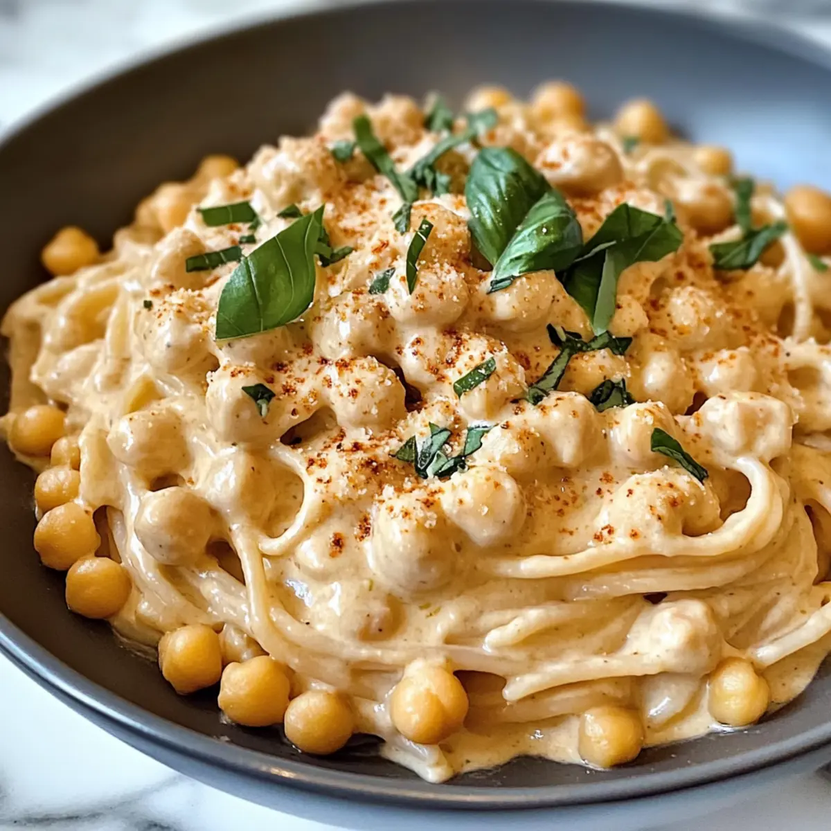 Cremige Hüttenkäse Pasta Sauce