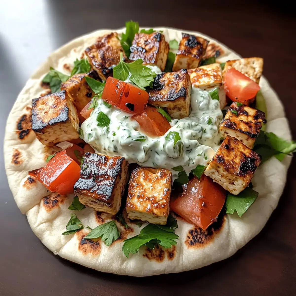 Easy Vegan Tofu Souvlaki hvcgzf