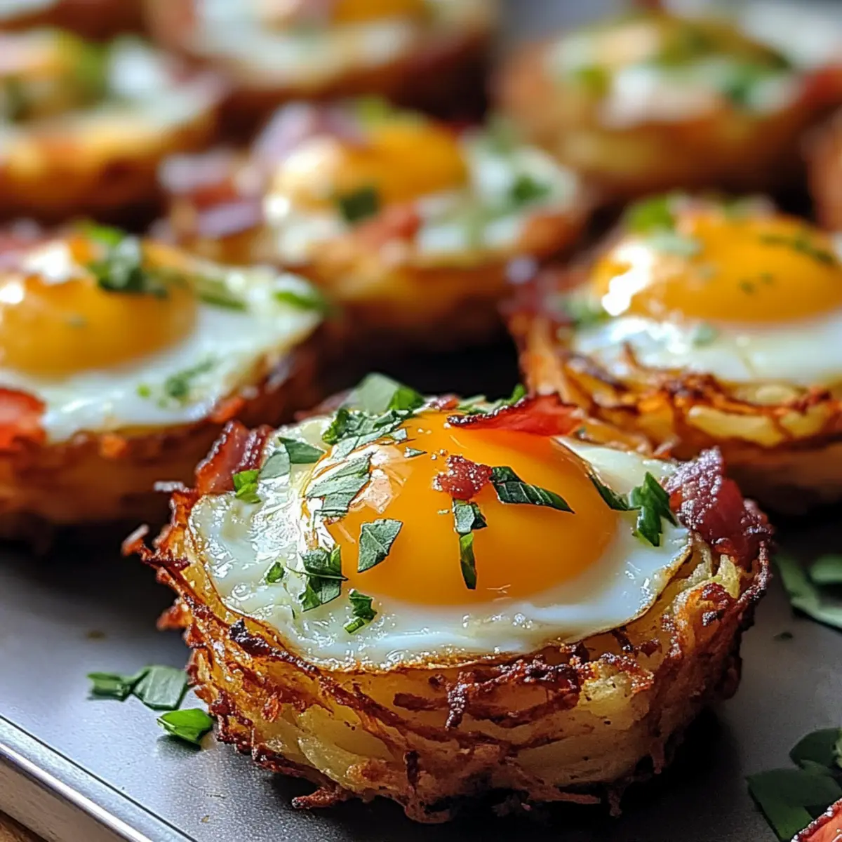 Eggs in Crispy Hash Brown Baskets c9tgvp