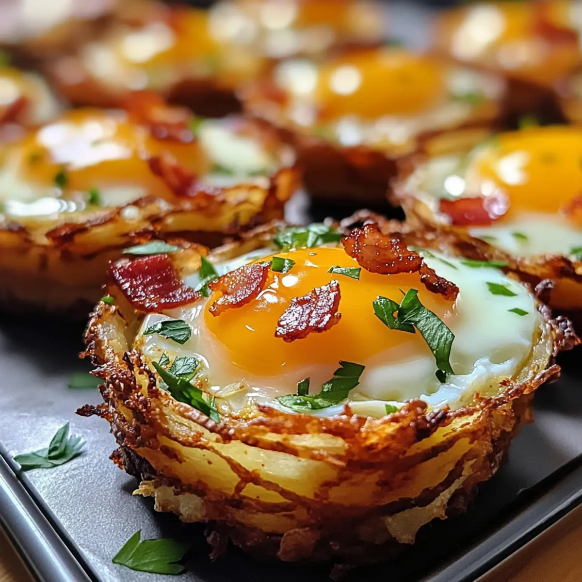 Eggs in Crispy Hash Brown Baskets lp2vha