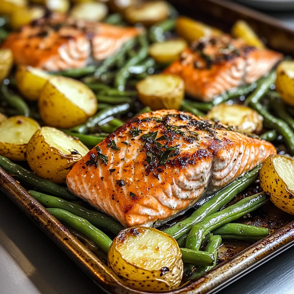 Einfaches Blechlachs Rezept znpwfg