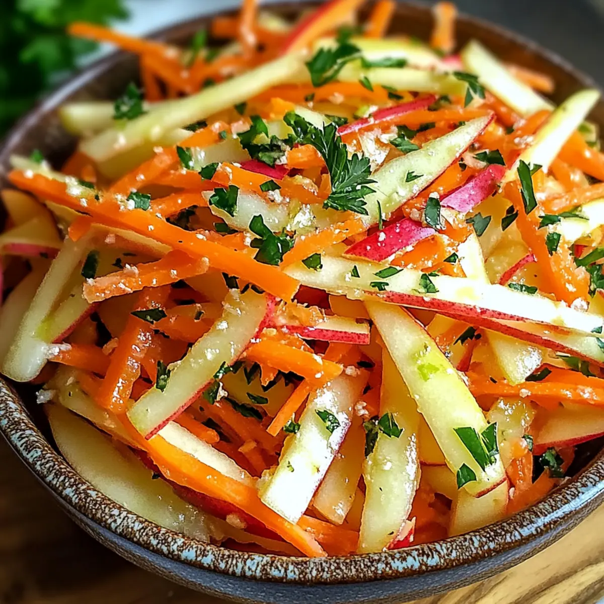 Kohlrabi-Karotten-Apfel-Salat