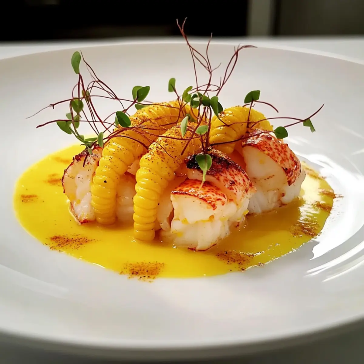 Hummer und Süßmais