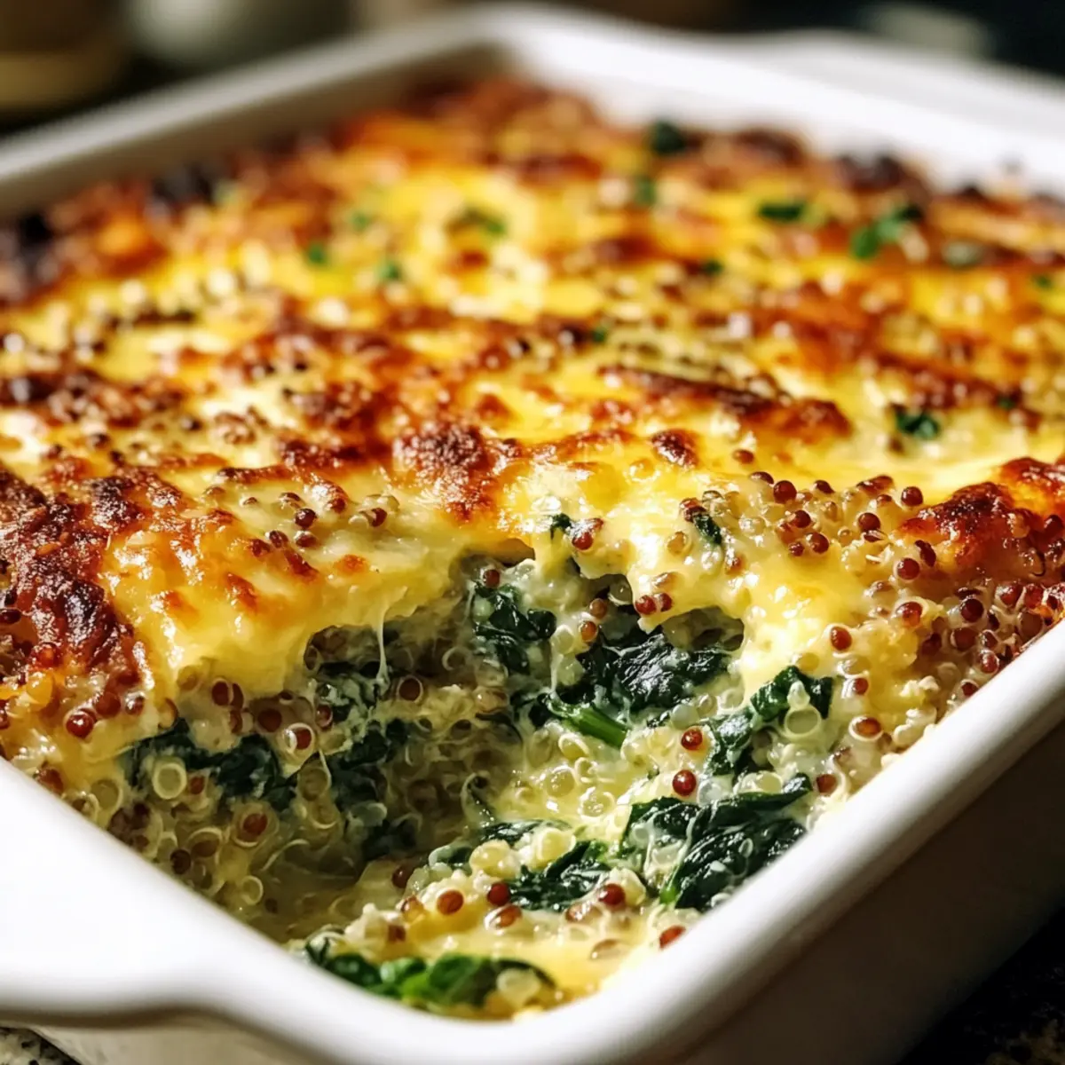 Quinoa Linsen Spinat