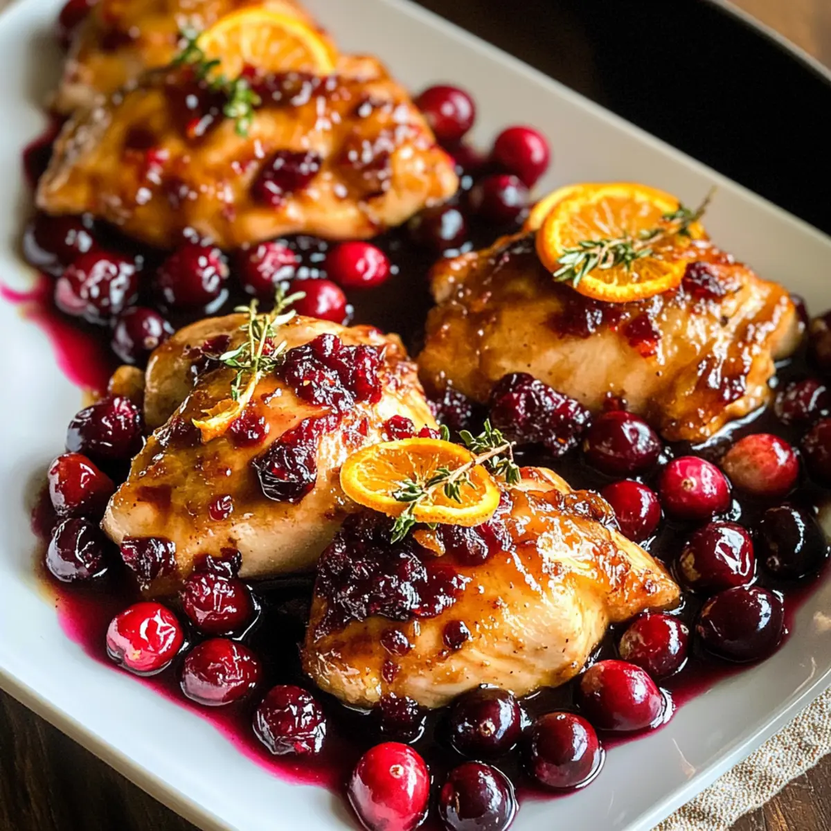 Skillet Cranberry Orange Chicken Recipe gsownv