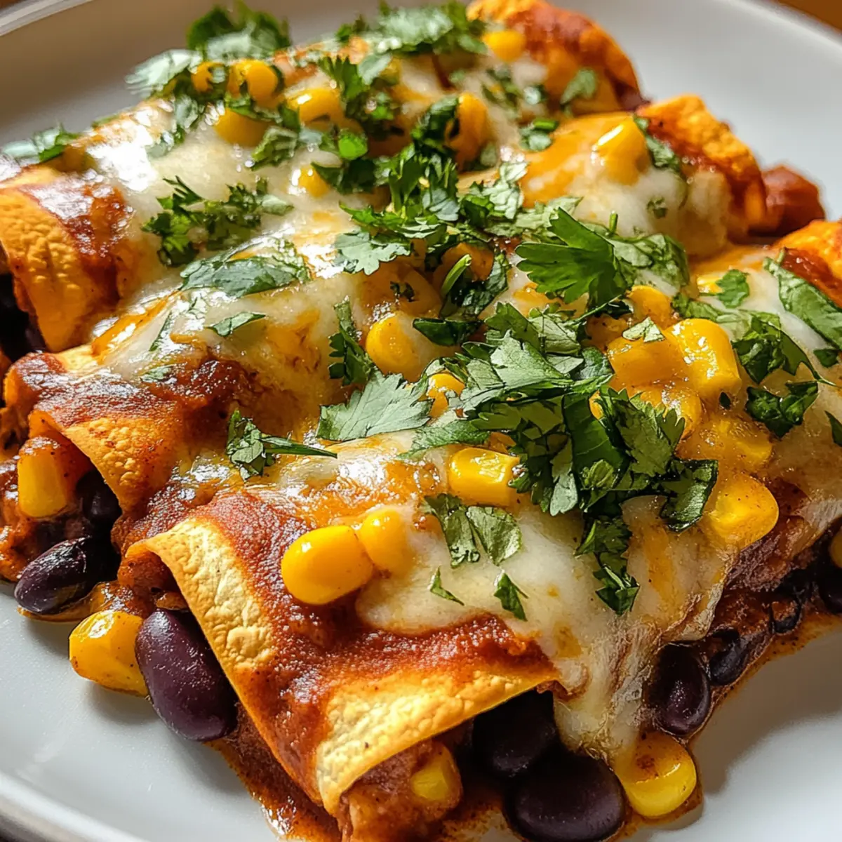 Sweet Potato Corn and Black Bean Enchiladas dhb62w