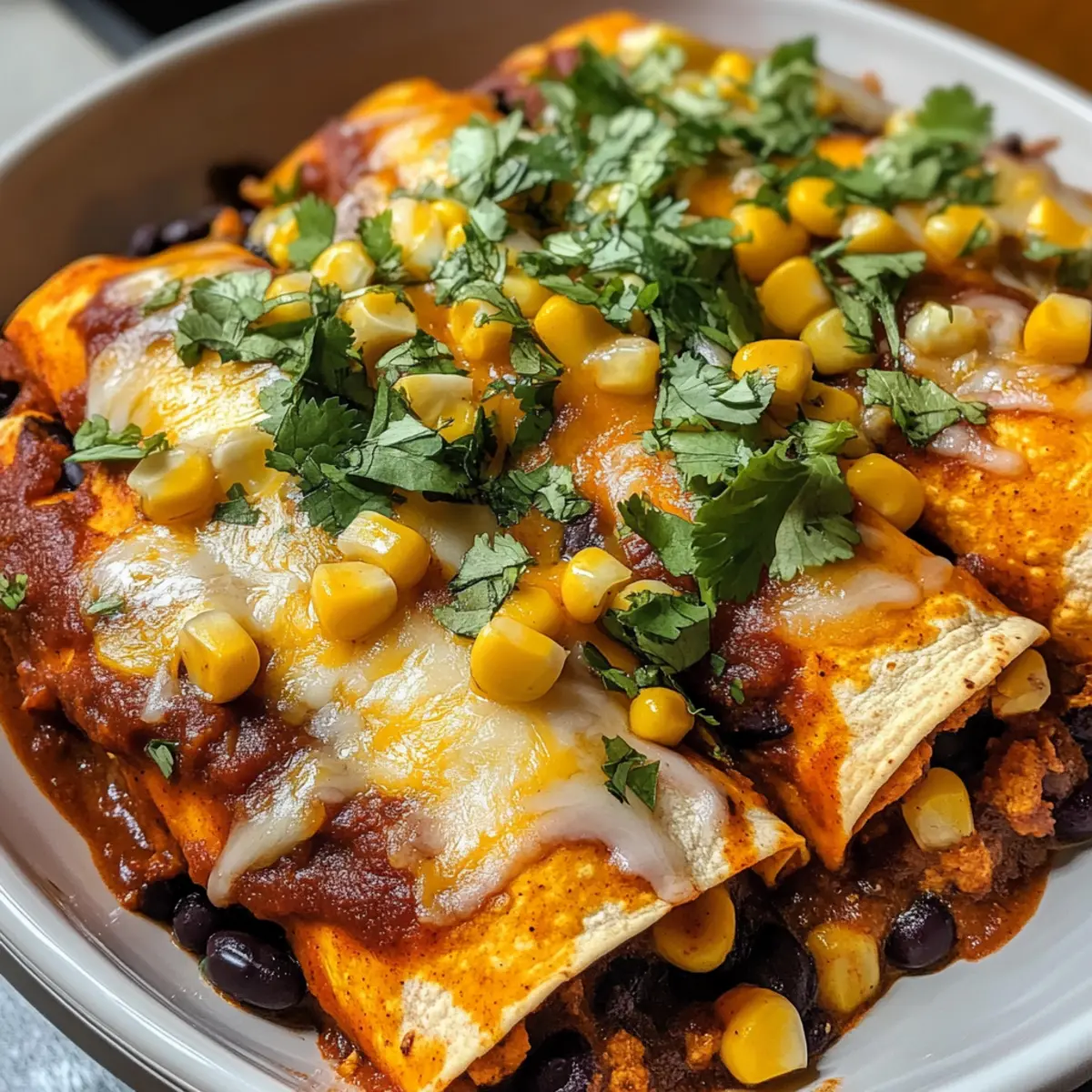 Sweet Potato Corn and Black Bean Enchiladas wbw6ad