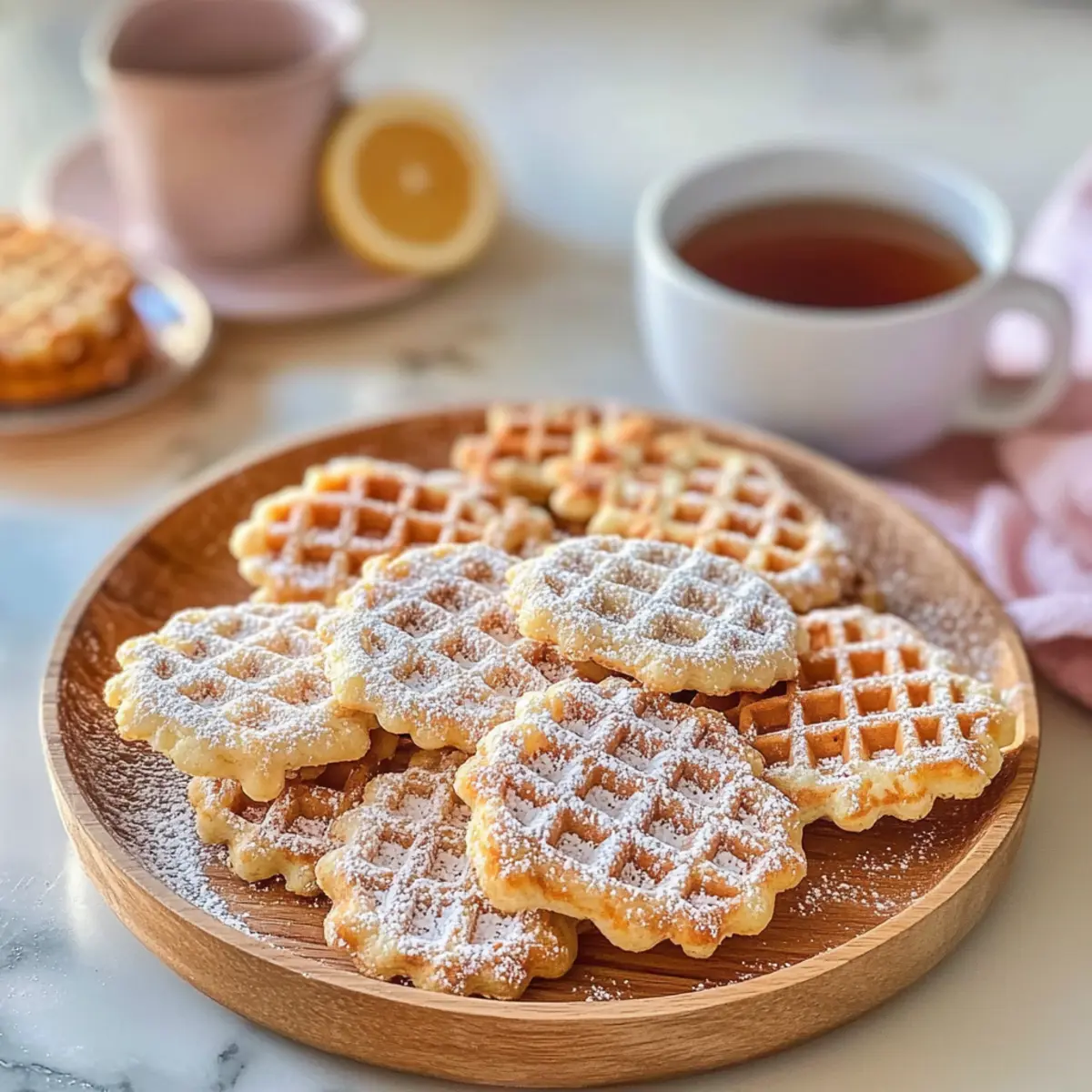 Waffelkekse mit Zimt