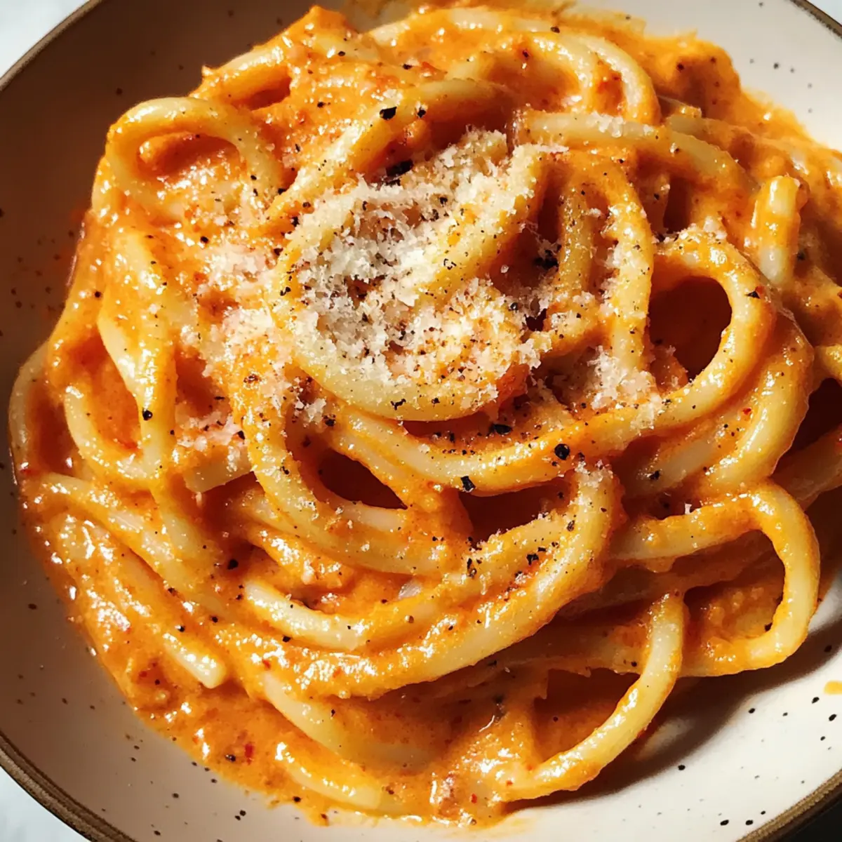 10 Minute Creamy Red Pepper Pasta Sauce Quick Cozy and Delicious f24rdi