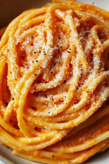 10-Minuten cremige Paprika-Pasta-Sauce – Schnell, Gemütlich und Köstlich