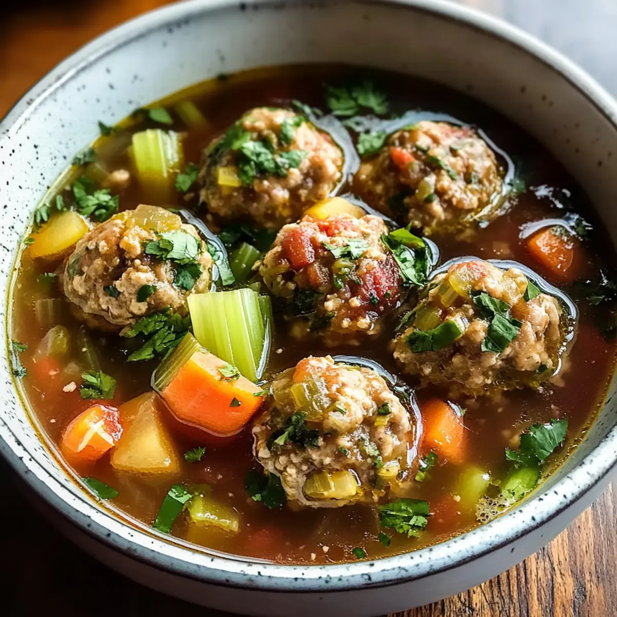 Albondigas Soup with Meatballs and Vegetables Recipe v9w5tr