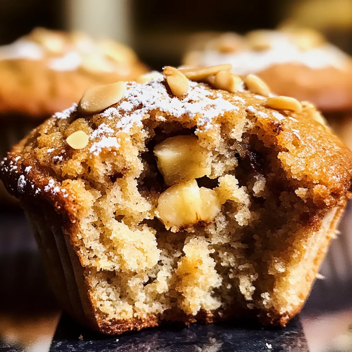 Mandelmehl Bananen Muffins