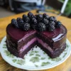 Brombeer Samt Gotik Kuchen