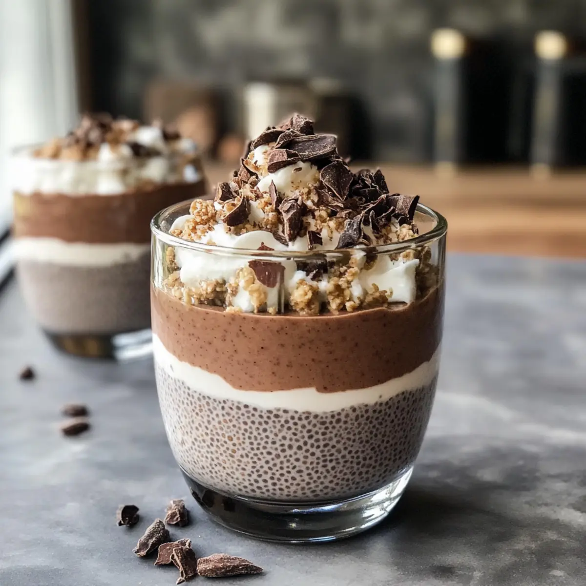 Cacao Horchata Chia Pudding Parfait o03llo