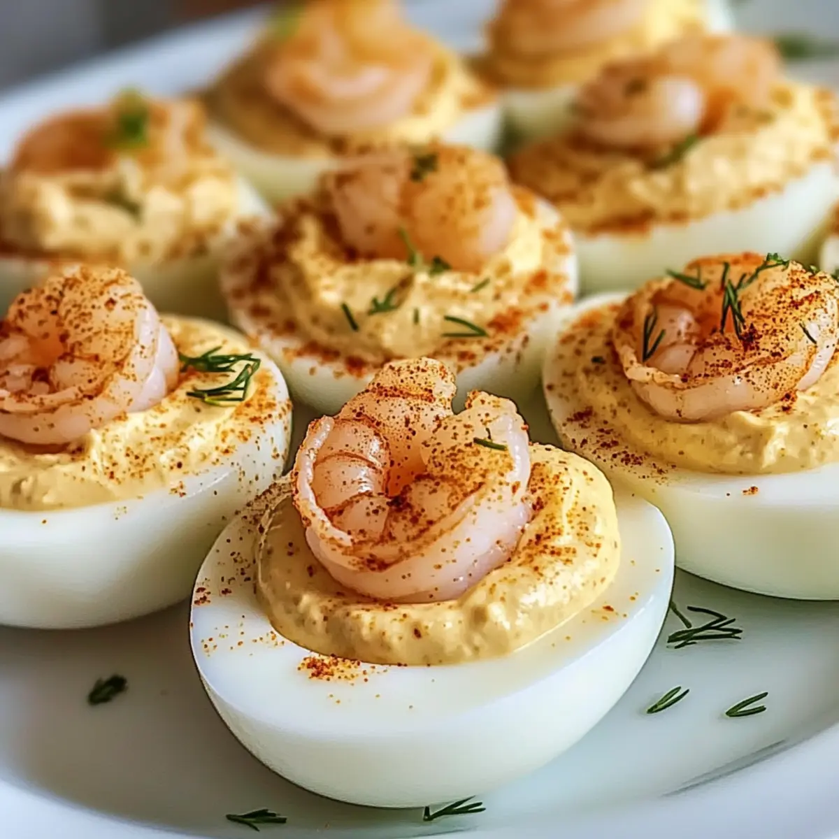 Cajun Shrimp Deviled Eggs Recipe aatf5u
