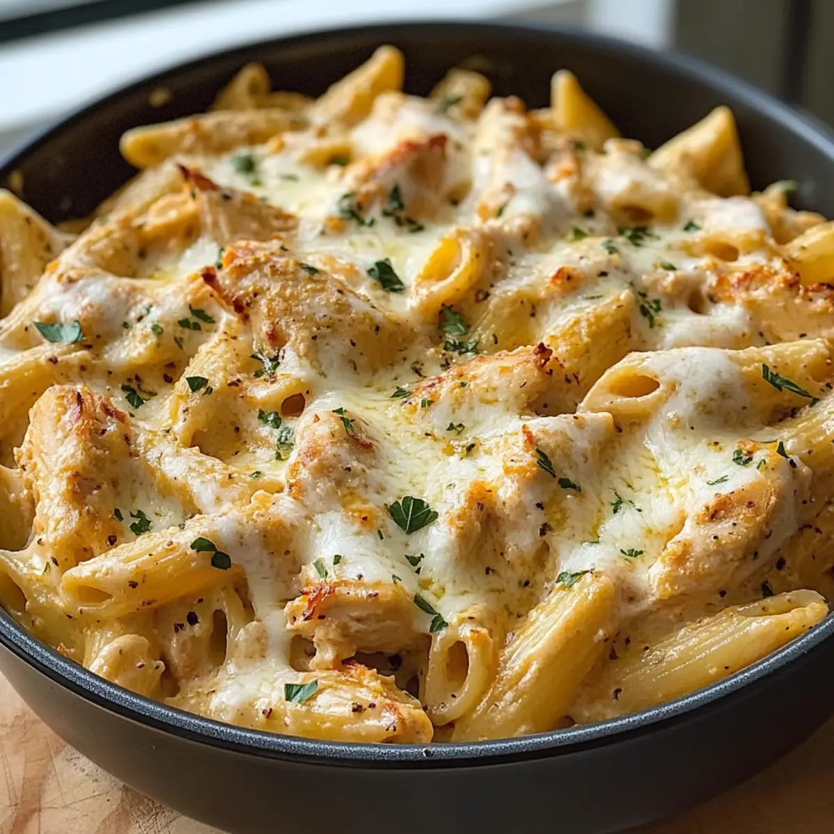 Cheesy Chicken Pasta Creamy Comforting and Family Favorite ywjemg