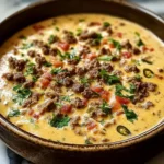 Käse Krabben Rangoon Dip Rezept für Partys