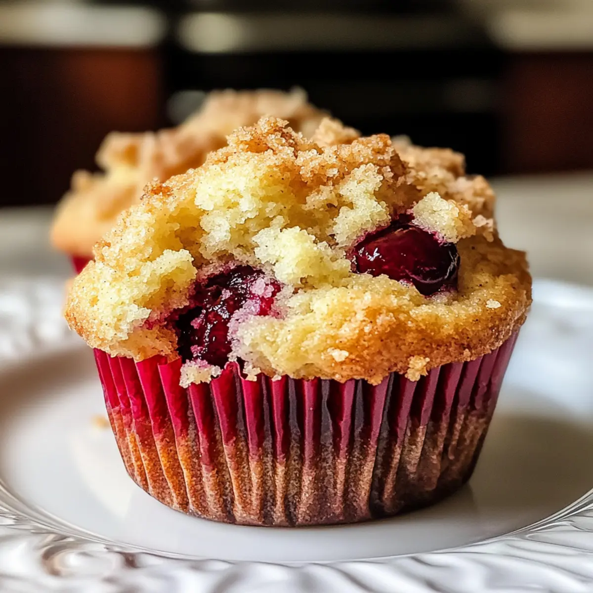Cherry Cobbler Muffins hmlasw