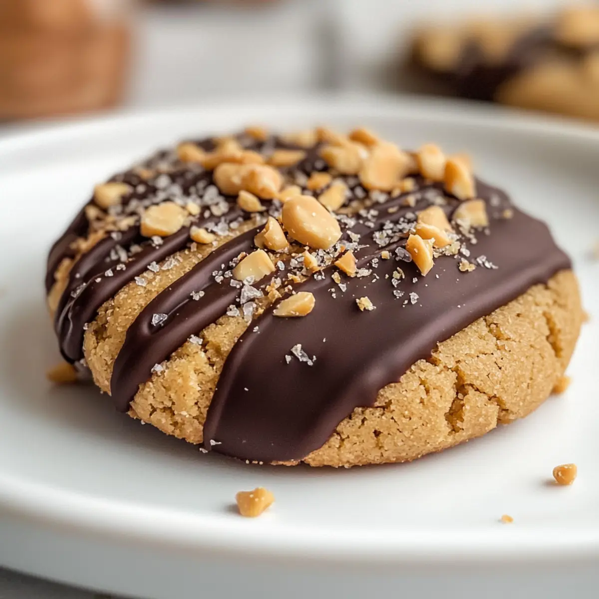 Chocolate Dipped Peanut Butter Cookies htr7fi