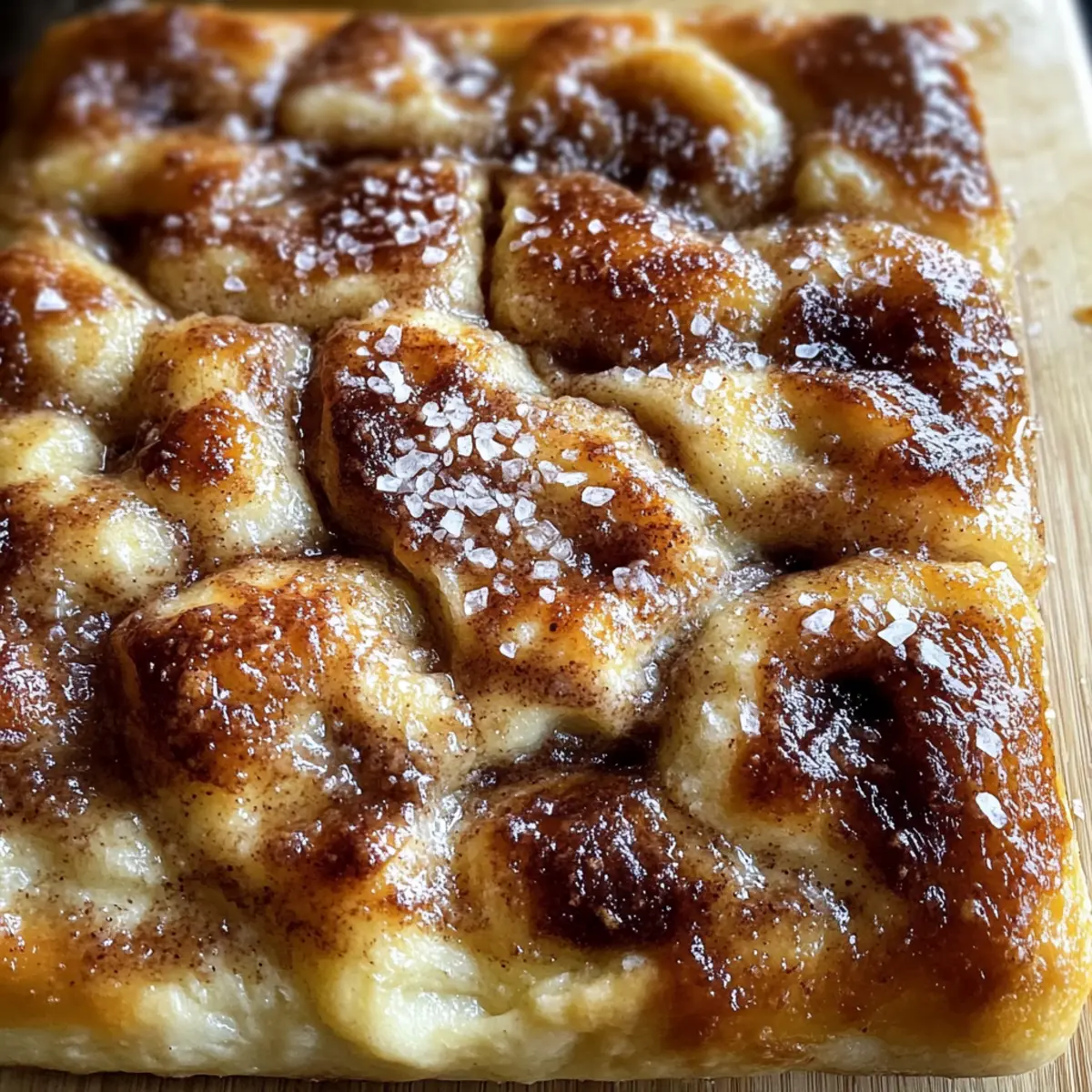 Zimt-Zucker-Focaccia