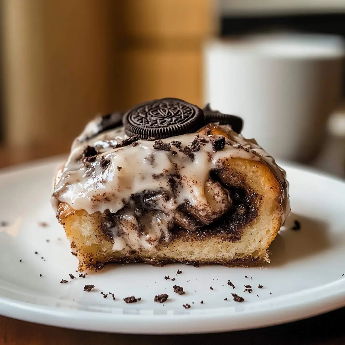 Cinnamon Rolls with Oreos rzqeqs