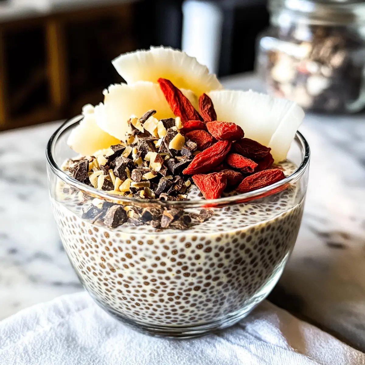 Coconut Chai Chia Pudding Vegan dm1y46