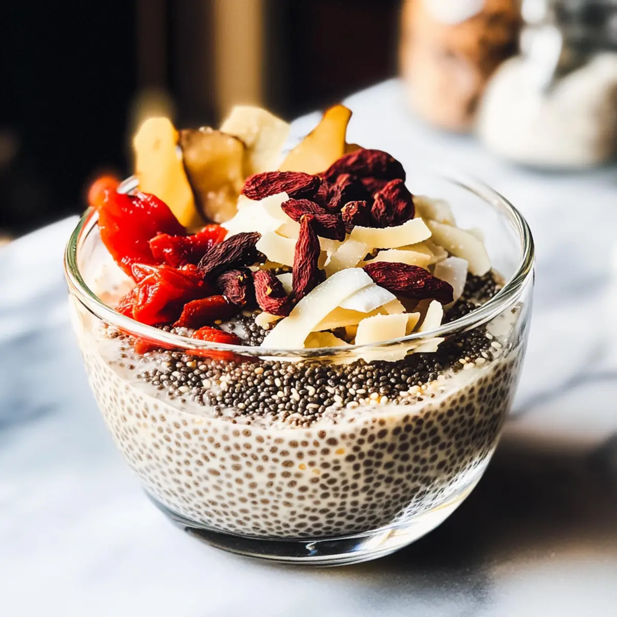 Coconut Chai Chia Pudding Vegan omd5ih