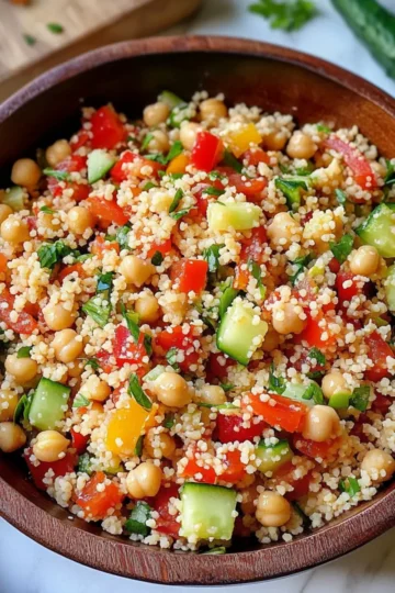 Couscous Salat (einfaches Rezept)