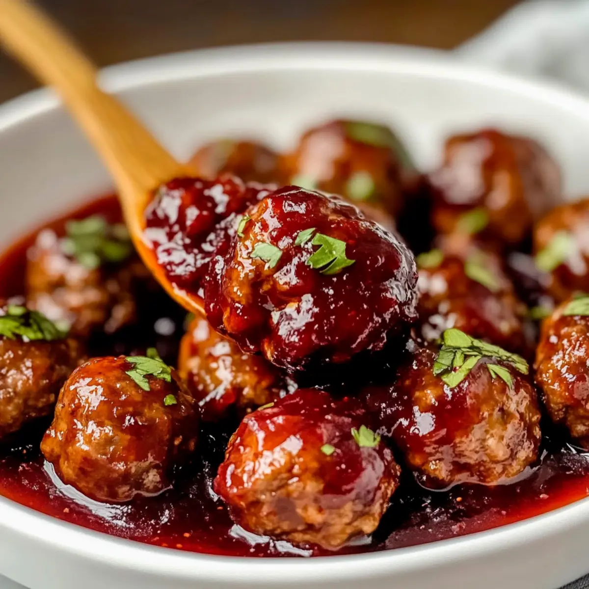 Cranberry Meatballs in Crockpot Recipe uhdo7o
