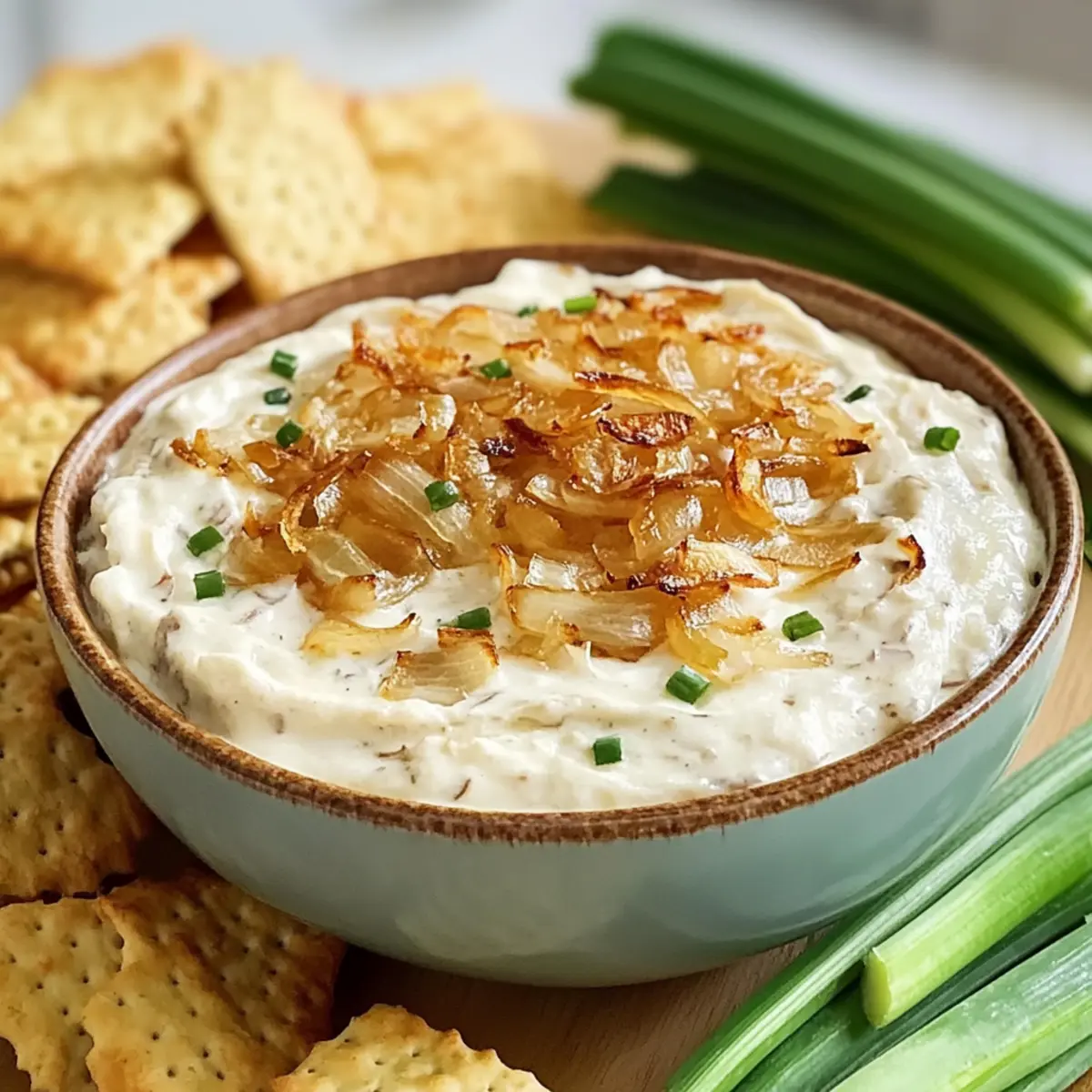 Creamy French Onion Dip Recipe bsdk8t