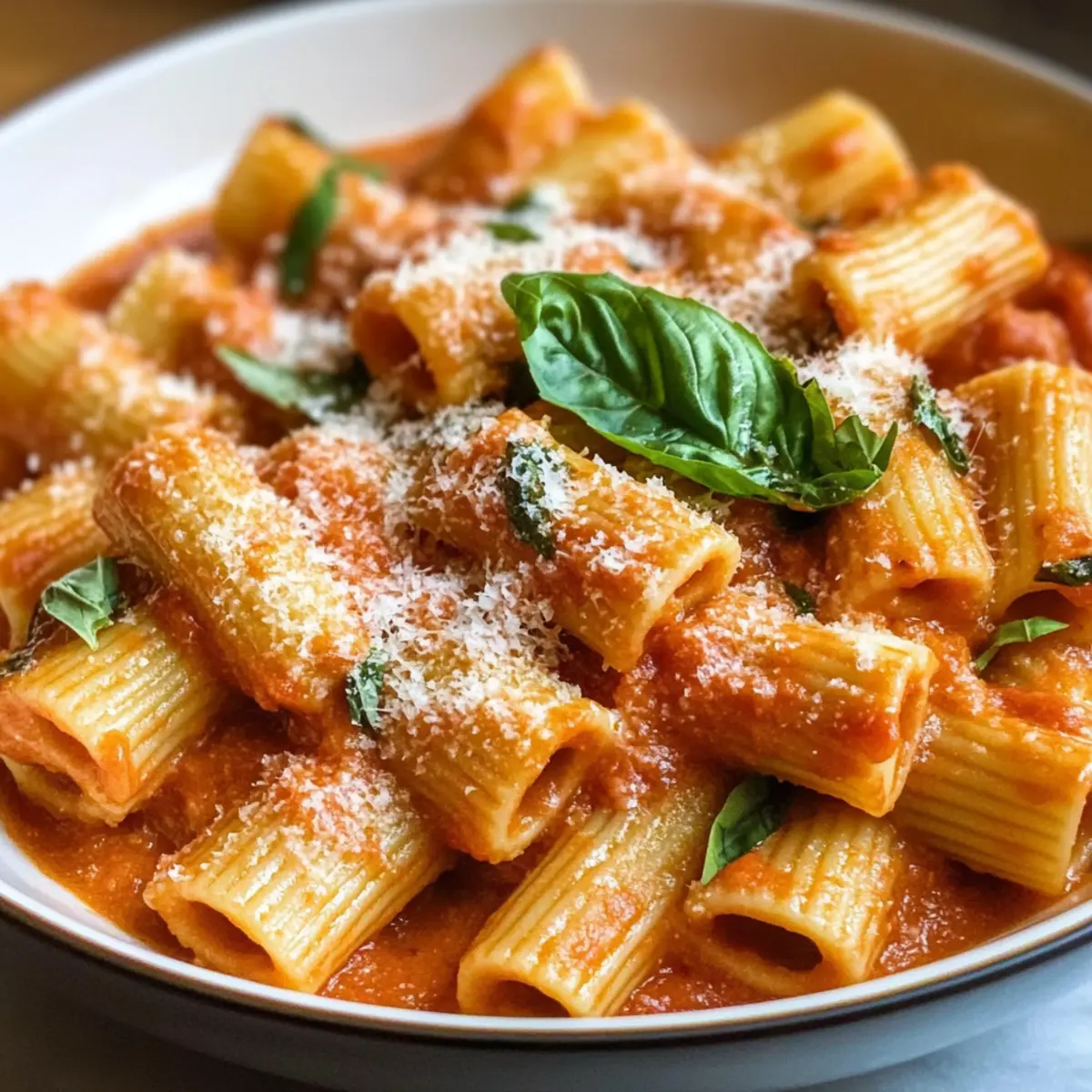 Creamy Tomato Rigatoni Pasta A Cozy Italian Inspired Classic t8memw