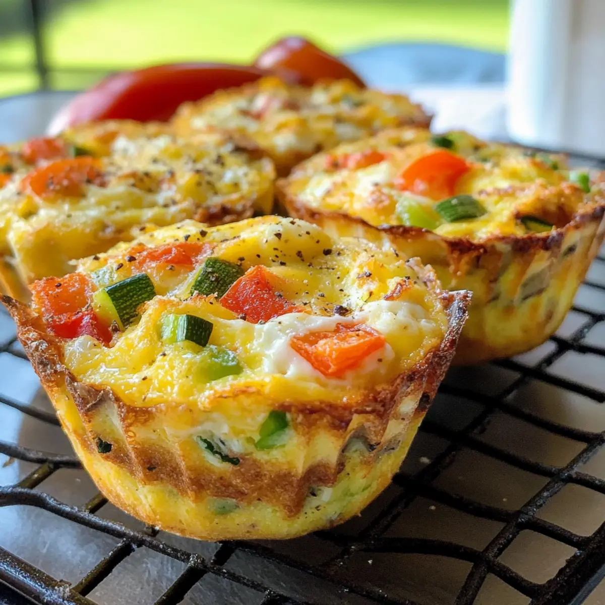 Eiermuffins mit Gemüse