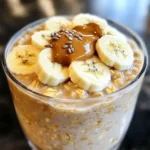 Vegane Blaubeer Bananen Overnight Oats für jeden Morgen