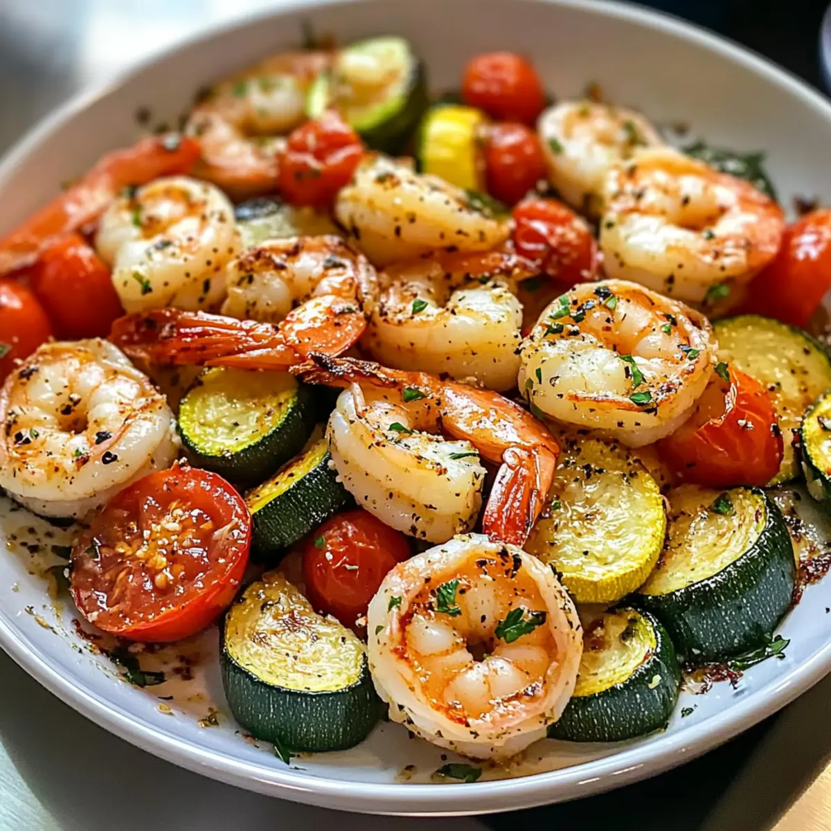 Garlic Parmesan Sheet Pan Shrimp with Zucchini Recipe lqsaiv