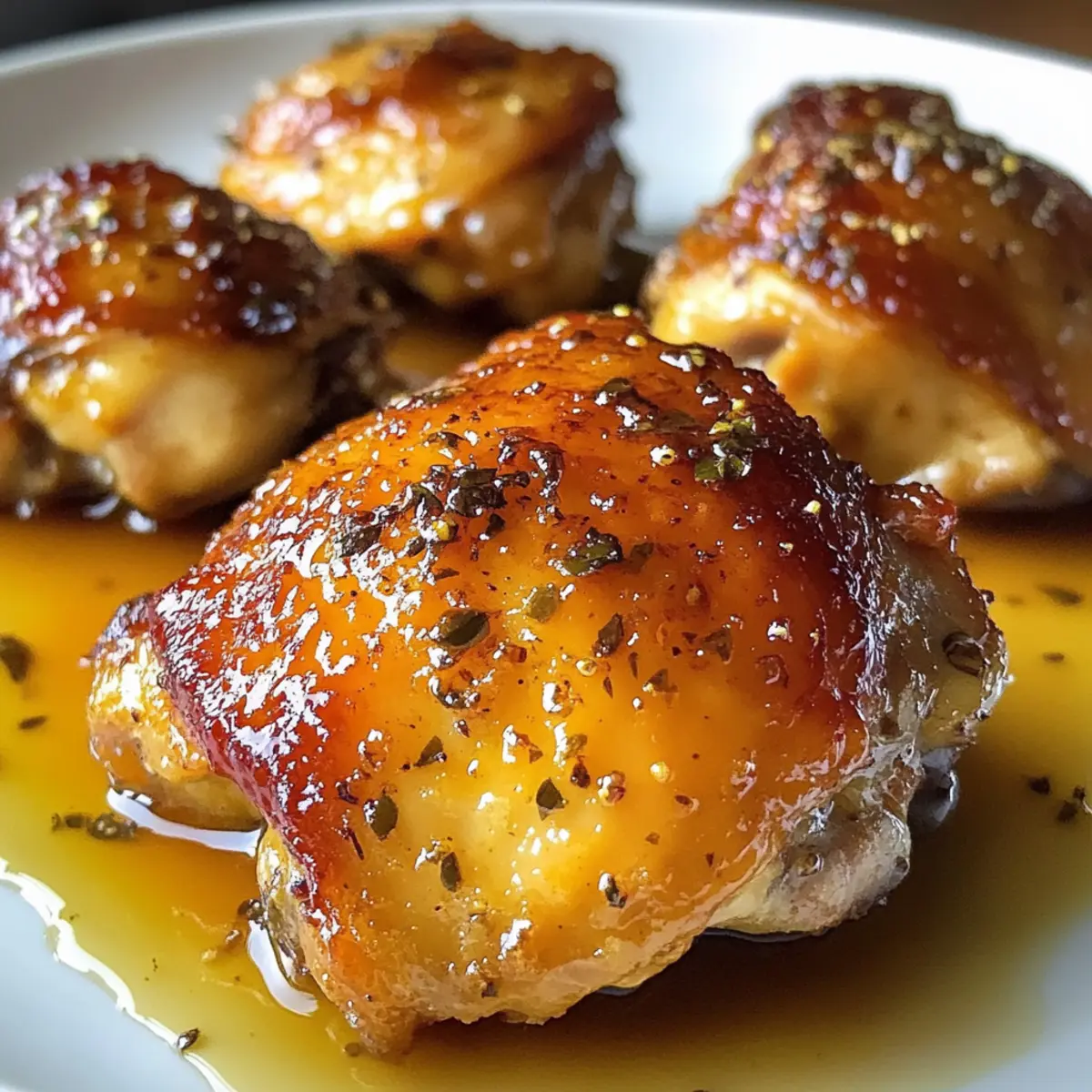 Honig Senf HA¤hnchenschenkel aus dem Ofen Rezept jfeffj