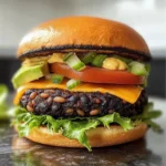 Würziger knuspriger Hähnchenburger für jedes Fest
