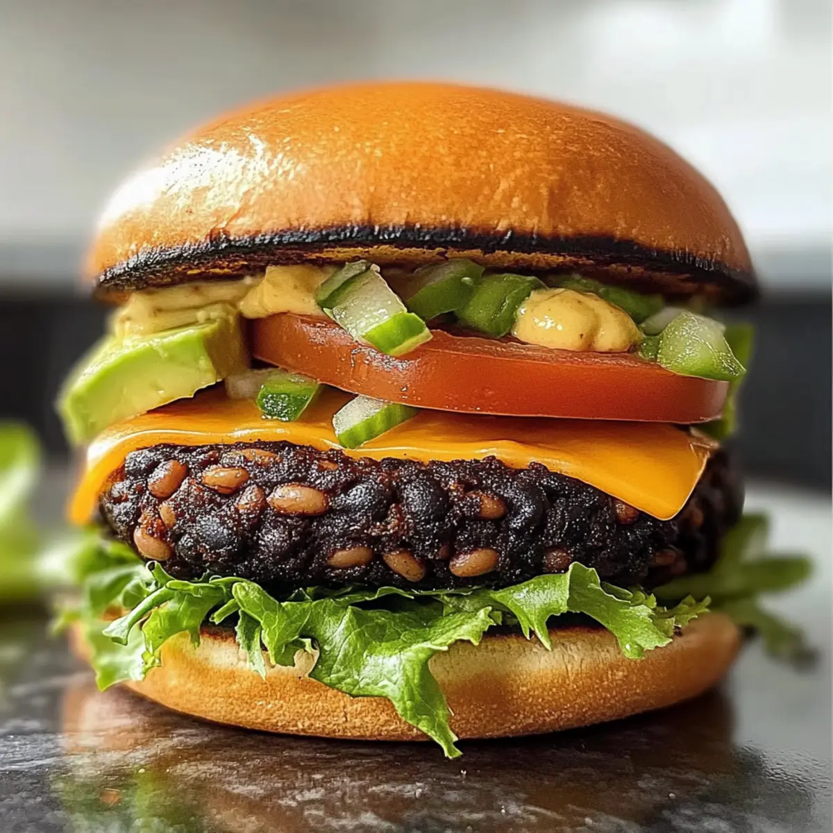 Köstliche und einfache schwarze-Bohnen-Burger