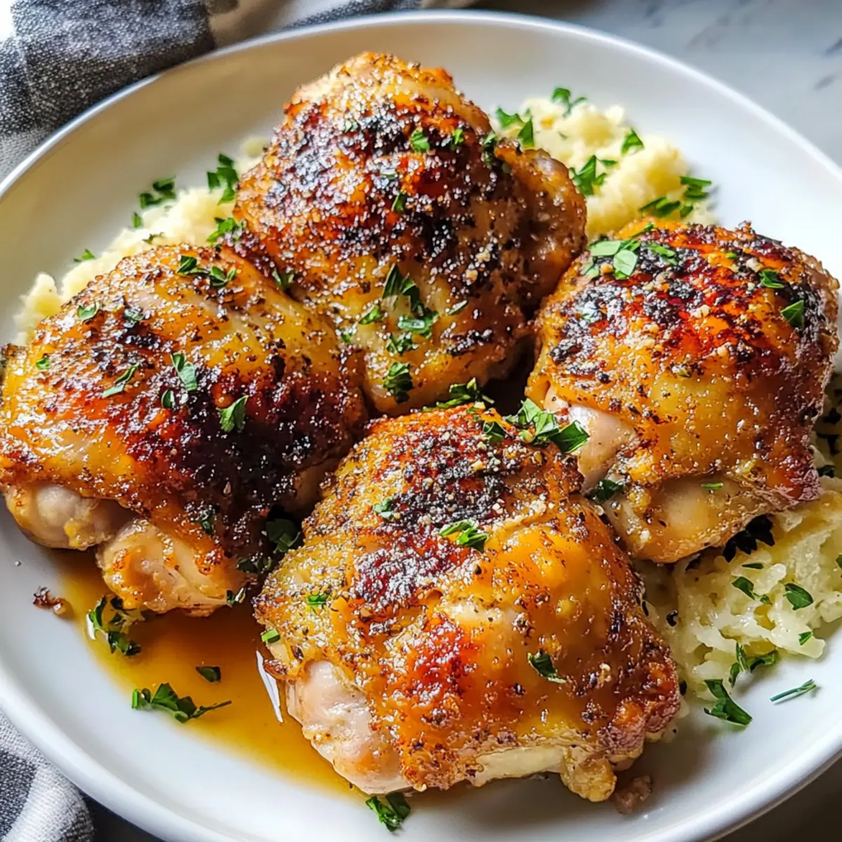 Knusprige Knoblauch Parmesan HA¤hnchenschenkel Rezept rtmmcw