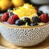 Zitronencreme Chia Pudding