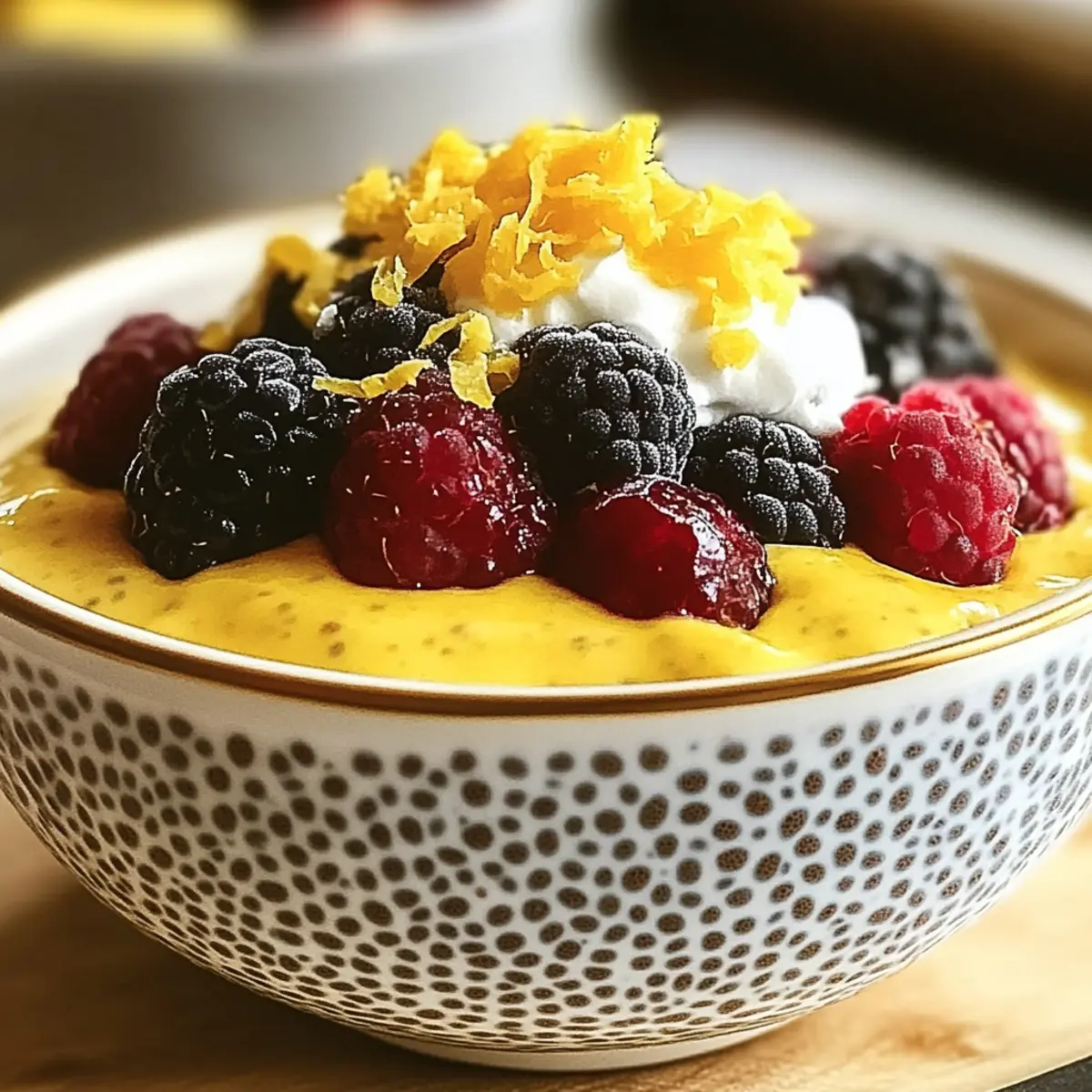 Lemon Cream Chia Pudding taavmk