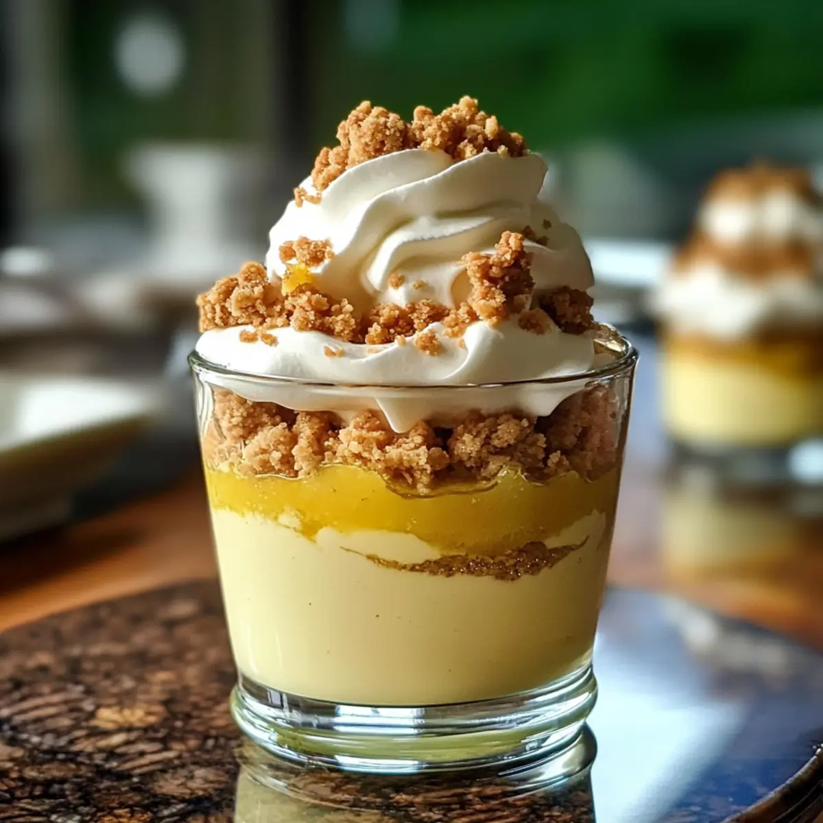 Zitronenpudding-Parfaits