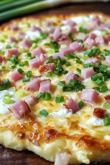 Niedrig Kohlenhydrate-Flammkuchen Rezept mit Quark
