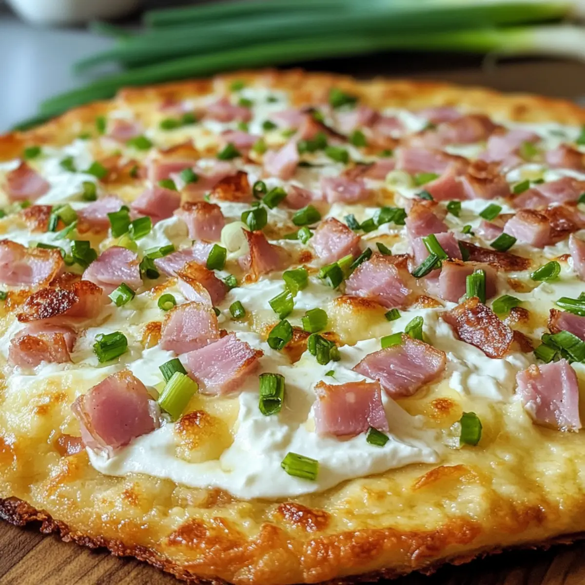 Low Carb Flammkuchen Rezept mit Quark ycvuwm
