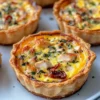 Mini-Hühnchen-Quiche Rezept