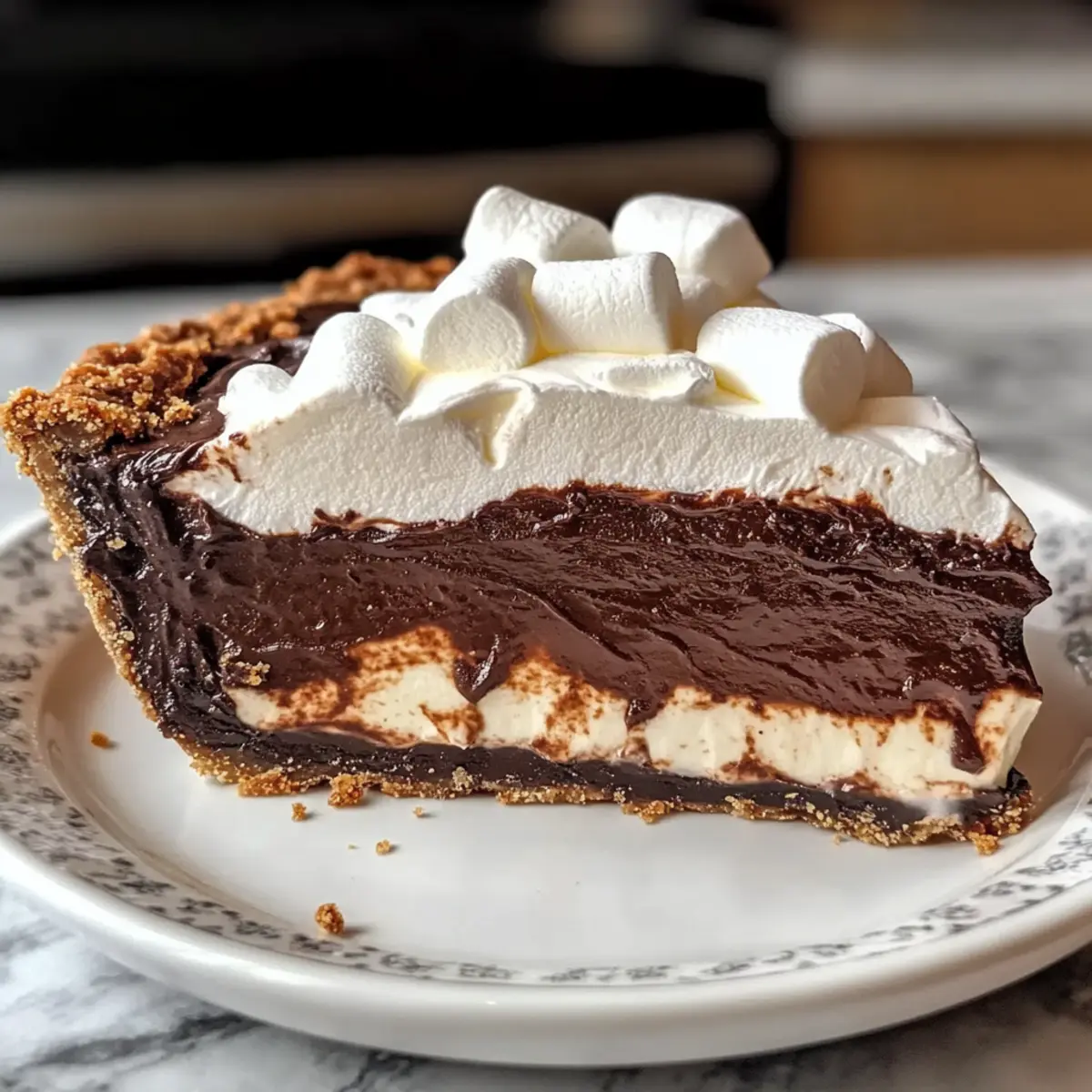 Mississippi Mud Pie Rezept Zutaten: - 1 Tasse Schokolade - 1 Tasse Zucker - 1/2 Tasse Butter - 4 Eier - 1 Tasse Mehl - 1 Tasse Walnüsse - 1 Tasse Schokoladensauce - Schlagsahne Zubereitung: 1. Ofen auf 180 Grad vorheizen. 2. Schokolade und Butter schmelzen. 3. Zucker hinzufügen und gut vermischen. 4. Eier einzeln hinzufügen und gut verrühren. 5. Mehl und Walnüsse unterheben. 6. In eine gefettete Backform gießen und 30 Minuten backen. 7. Abkühlen lassen und mit Schokoladensauce und Schlagsahne servieren.