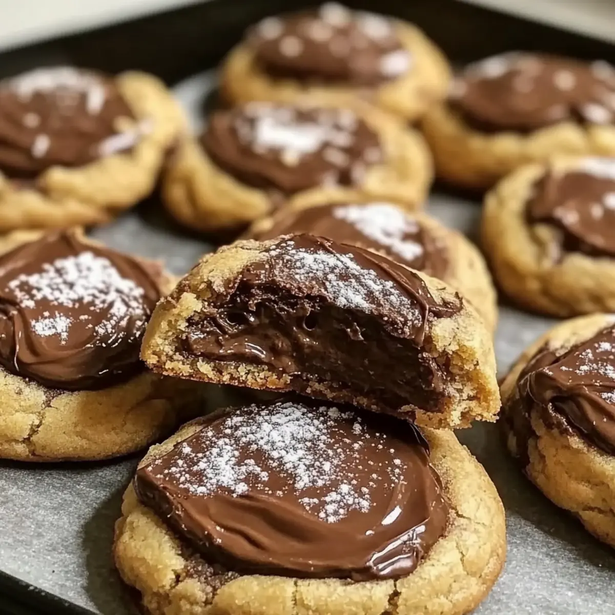 Mit Nutella gefA¼llte Kekse fjqblz