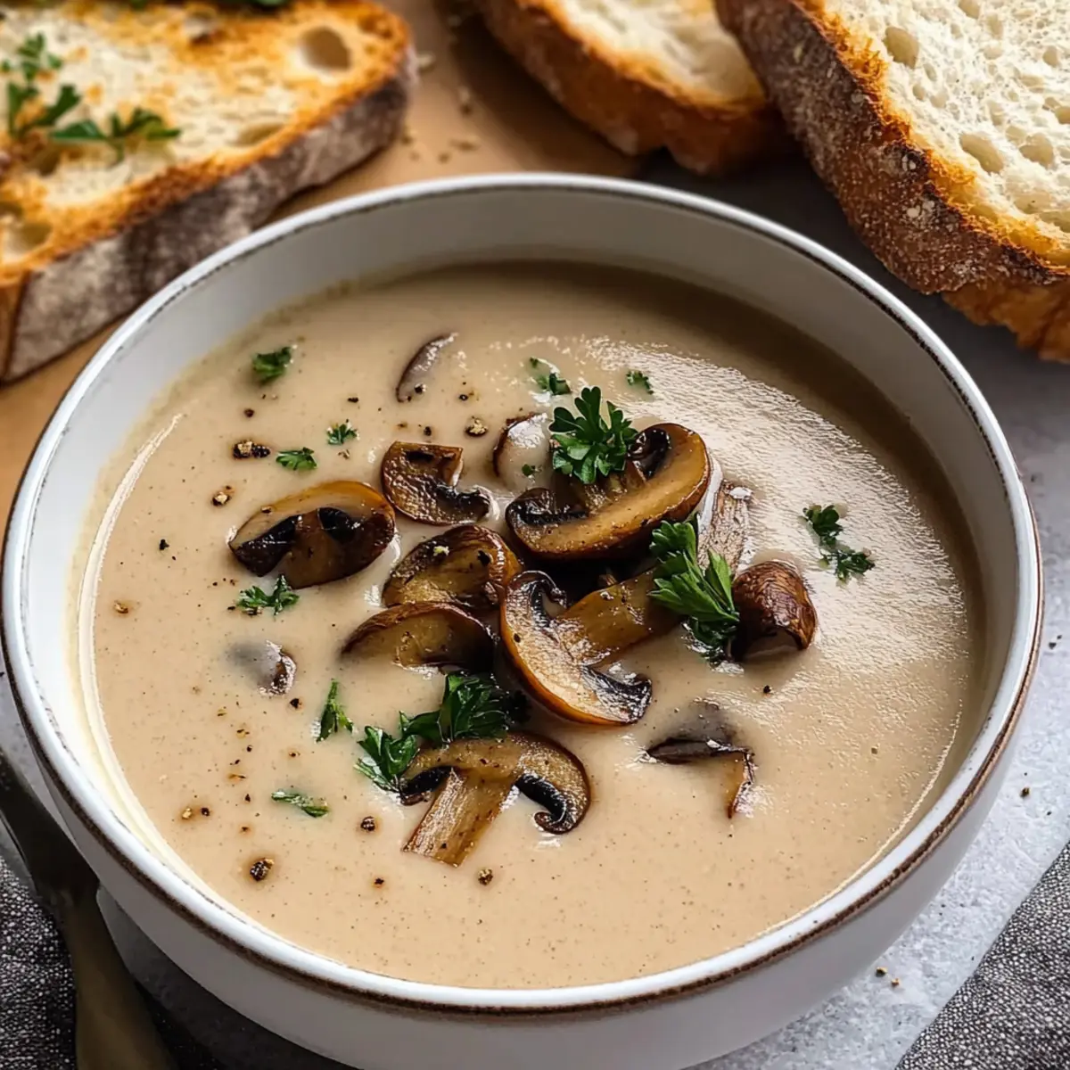 Mushroom Bisque Recipe k1dd6n
